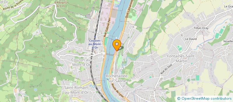 localisation de l'entreprise ECONOMIE LATERALE BIOLOGIQUE - ELB  ROCHETAILLEE-SUR-SAONE