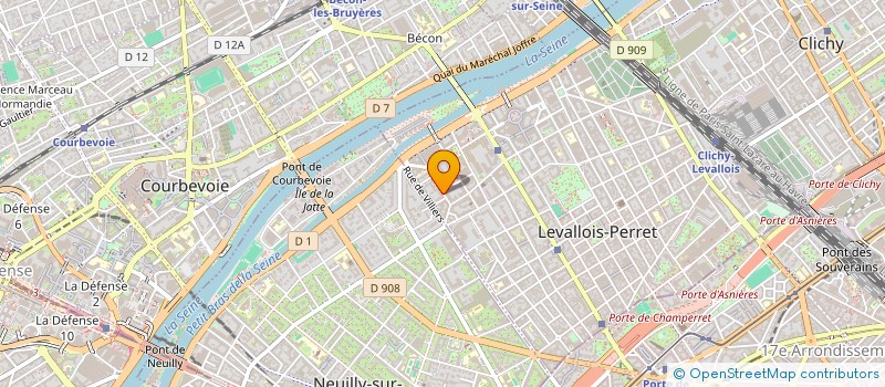 localisation de l'entreprise ECONOMIE RENOVATION 2 à LEVALLOIS-PERRET