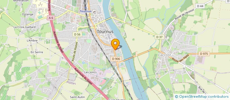 localisation de l'entreprise ECONOMIE SOLIDARITE PARTAGE à TOURNUS