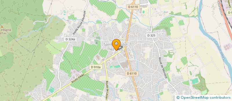 localisation de l'entreprise ECONOMIQUE HOTEL ST CHRISTOL LES ALES  SAINT-CHRISTOL-LEZ-ALES