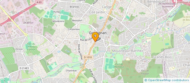 localisation de l'entreprise ECONOMISER  CULTURE LOISIRS  REUNIR  GRADIGNAN