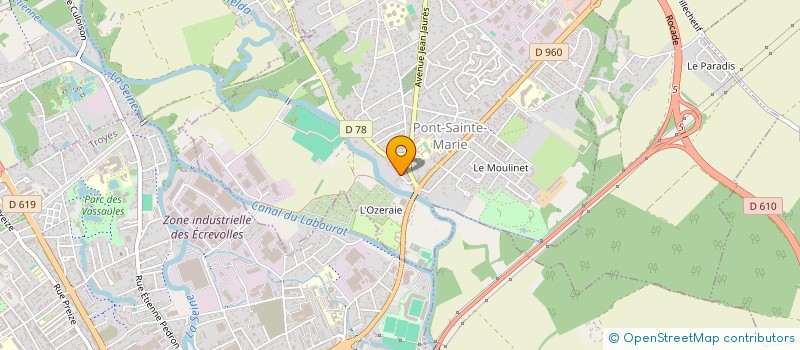 localisation de l'entreprise ECONOVA  PONT-SAINTE-MARIE