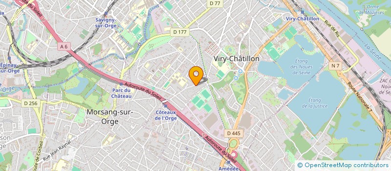 localisation de l'entreprise ECONOVA  VIRY-CHATILLON