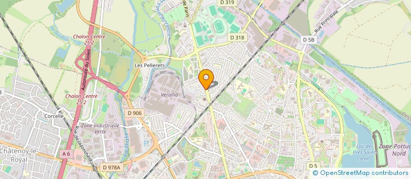 localisation de l'entreprise ECONOVA ENERGIE à CHALON-SUR-SAONE