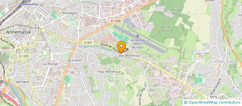 localisation de l'entreprise ECONOWATT à VETRAZ-MONTHOUX