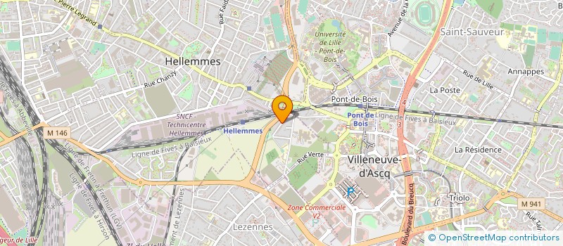 localisation de l'entreprise ECONOX à LILLE
