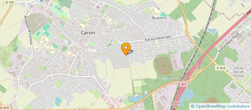 localisation de l'entreprise ECONRJBAT à CARVIN