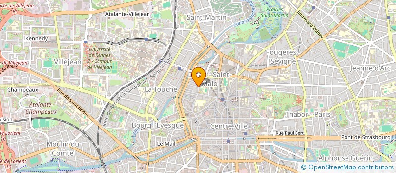 localisation de l'entreprise ECOO PROD à RENNES