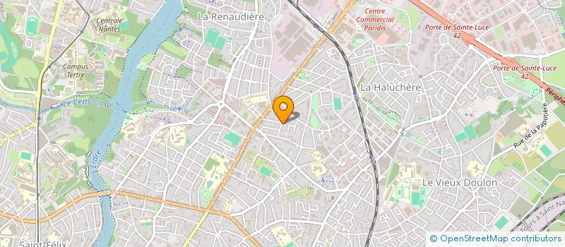 localisation de l'entreprise ECOOCOM  NANTES