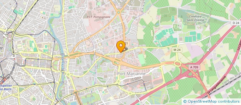 localisation de l'entreprise ECOOR à MONTPELLIER