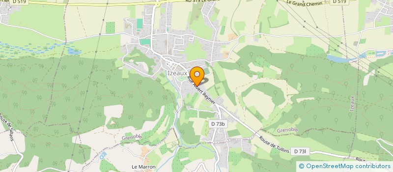 localisation de l'entreprise ECOORD à IZEAUX