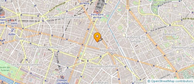 localisation de l'entreprise ECOP à PARIS