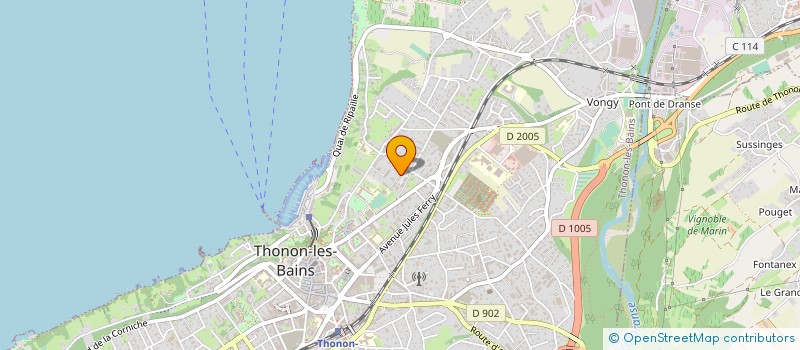localisation de l'entreprise ECOPEST LEMAN à THONON-LES-BAINS