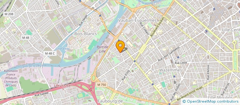 localisation de l'entreprise ECOPHARM SARL à LILLE