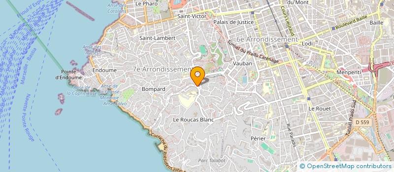 localisation de l'entreprise ECOPHI à MARSEILLE