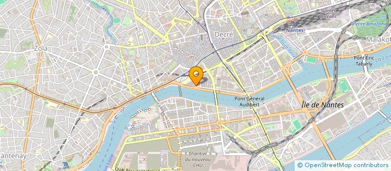 localisation de l'entreprise ECOPHONE 44 à NANTES