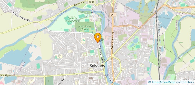 localisation de l'entreprise ECOPILOTER à SOISSONS