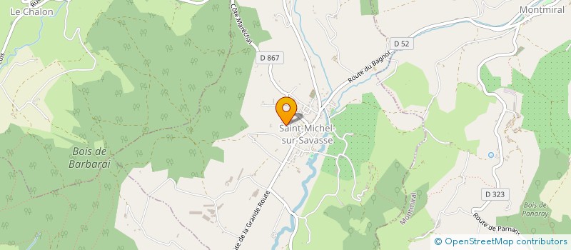 localisation de l'entreprise ECOPLAN  SAINT-MICHEL-SUR-SAVASSE