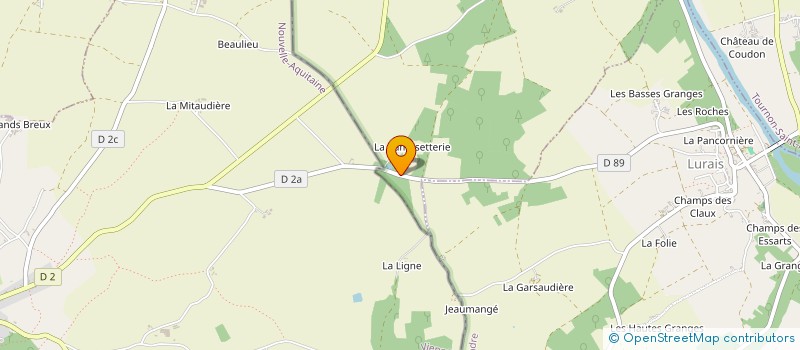 localisation de l'entreprise ECOPLAN à NEONS-SUR-CREUSE