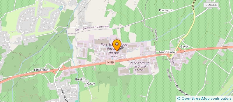 localisation de l'entreprise ECOPLAN CONCEPT  CENON