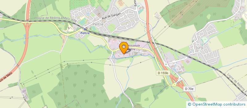 localisation de l'entreprise ECOPLAN SARL  PELTRE