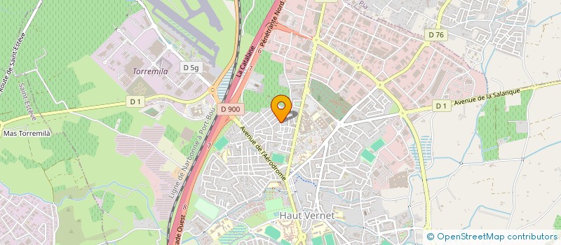 localisation de l'entreprise ECOPLANET FRANCE  CABESTANY