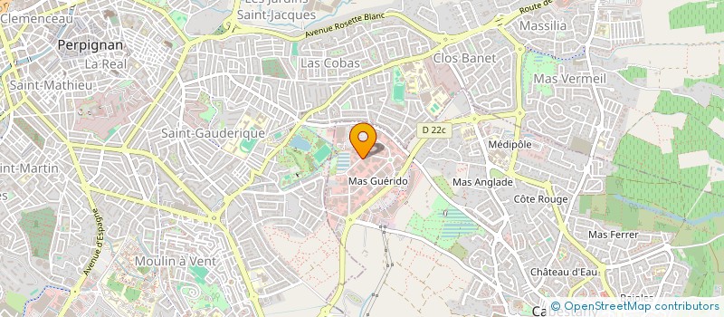 localisation de l'entreprise ECOPLANET SUD OUEST à CABESTANY