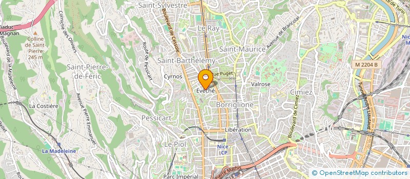 localisation de l'entreprise ECOPLUS à NICE