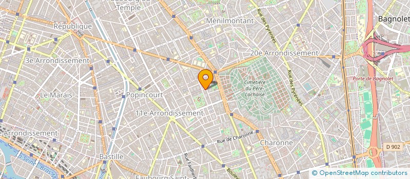 localisation de l'entreprise ECOPLUS  PARIS