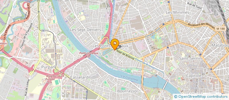 localisation de l'entreprise ECOPOLE  TOULOUSE