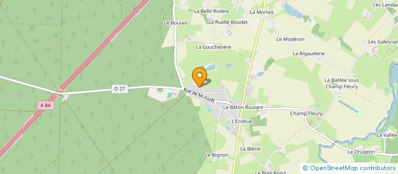 localisation de l'entreprise ECOPOLE  LIFFRE