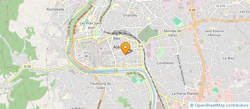 localisation de l'entreprise ECOPOWER  ALES