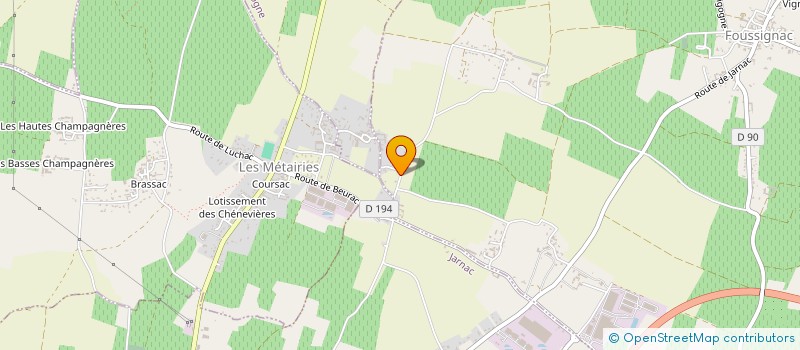 localisation de l'entreprise ECOPOWER SARL à FOUSSIGNAC