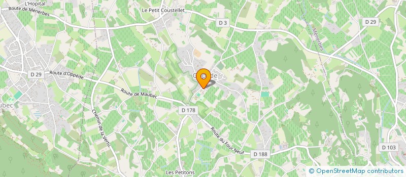 localisation de l'entreprise ECOPPEDE  OPPEDE