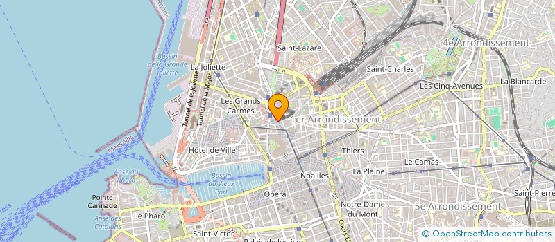 localisation de l'entreprise ECOPRESS à MARSEILLE
