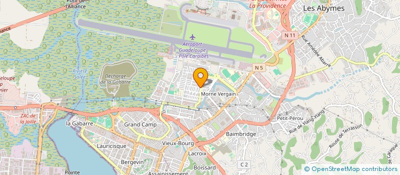 localisation de l'entreprise ECOPRESS à LES ABYMES