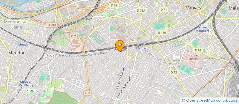 localisation de l'entreprise ECOPRESSE à CLAMART