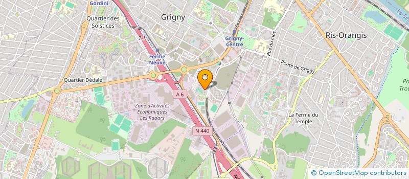 localisation de l'entreprise ECOPRETS à GRIGNY