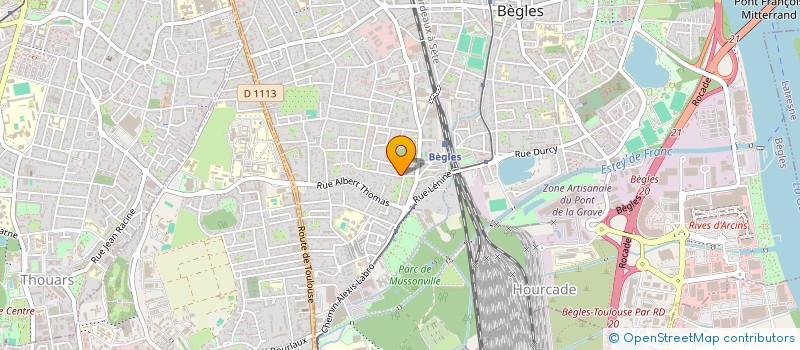 localisation de l'entreprise ECOPREV à BEGLES