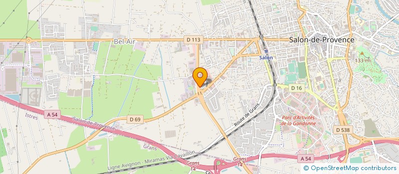 localisation de l'entreprise ECOPRINT SALON DE PROVENCE  SALON-DE-PROVENCE