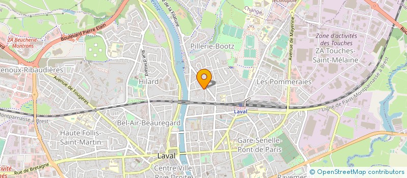 localisation de l'entreprise ECOPRO à LAVAL