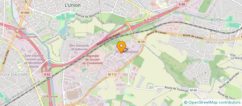 localisation de l'entreprise ECOPRO  LABEGE