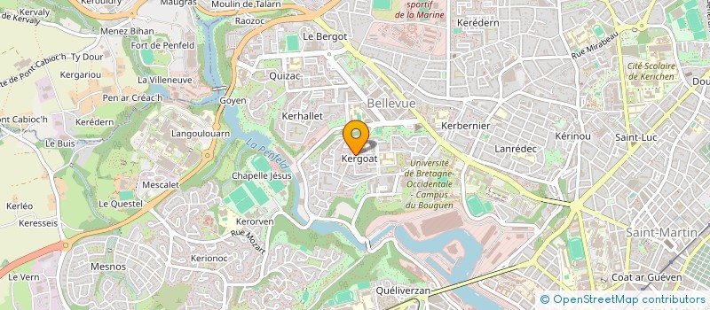 localisation de l'entreprise ECOPRO-SHOP à BREST