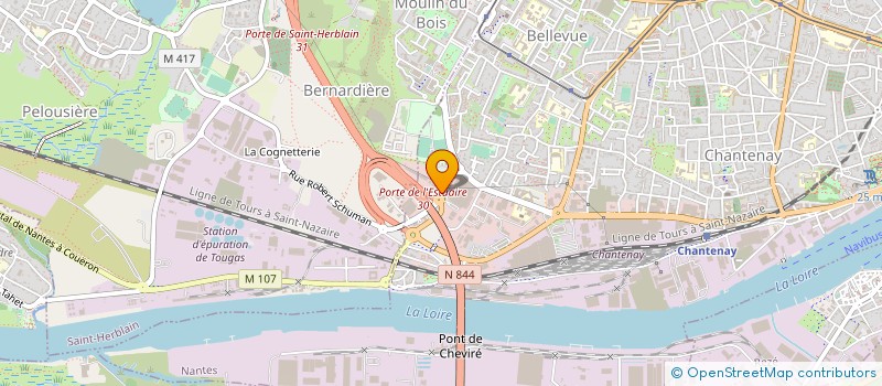 localisation de l'entreprise ECOPROCESS FRANCE à NANTES