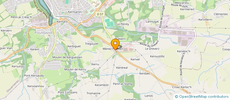 localisation de l'entreprise ECOPTIC à DOUARNENEZ