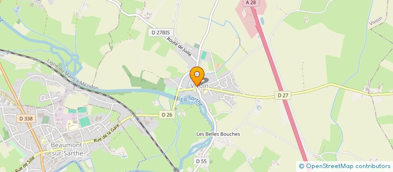 localisation de l'entreprise ECOPTIMIZE à VIVOIN