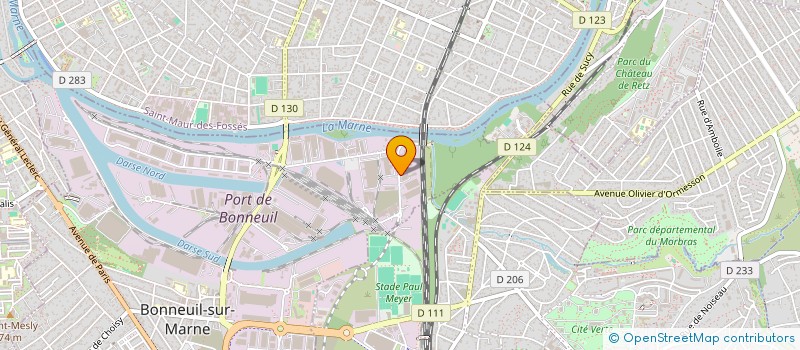 localisation de l'entreprise ECOPUR à BONNEUIL-SUR-MARNE