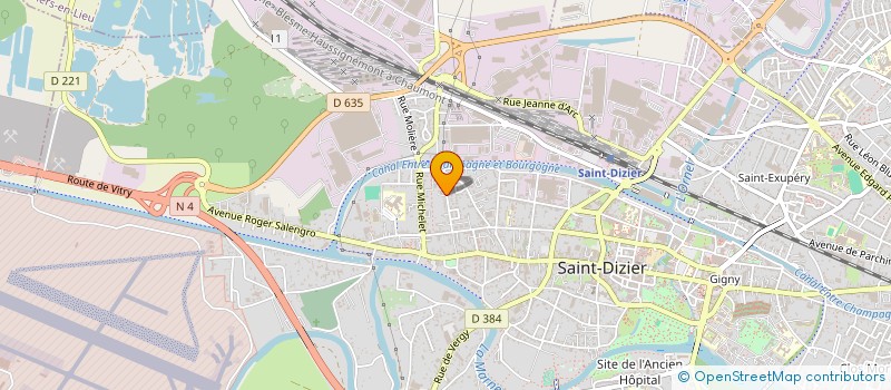 localisation de l'entreprise ECOPURE PROPRETE à SAINT-DIZIER