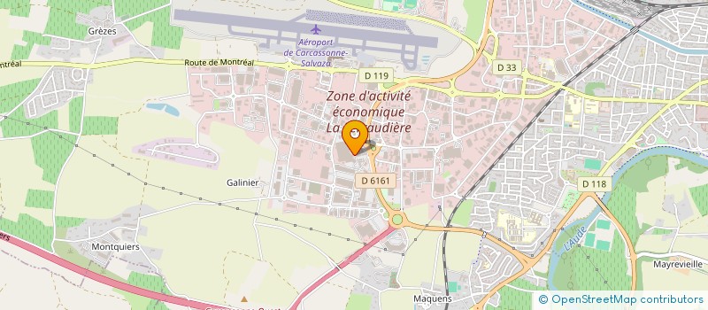 localisation de l'entreprise ECOR  CARCASSONNE