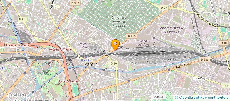 localisation de l'entreprise ECOR INGENIERIE  PARIS